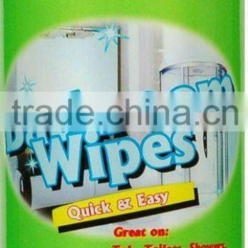 toilet cleaning wet wipes in canister, wet tissue for toilet cleaning