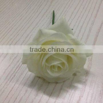 flowers for wedding decoration artificial high-end white rose flower head