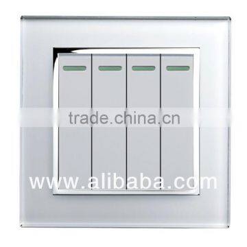 RTS2005 Mechanical Light Switch 4 Gang White CT