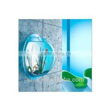 high quality acrylic wall mounting spherical acrylic fish tank hot selling