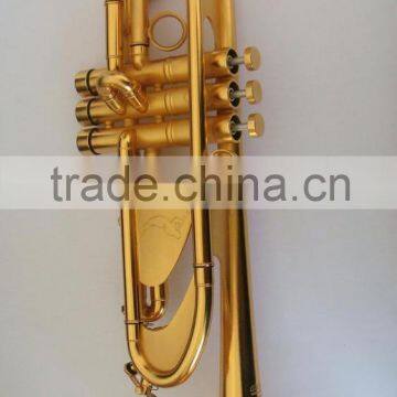Heavy Trumpet Brush Gold Surface Import Brass Bell Musical Instruments