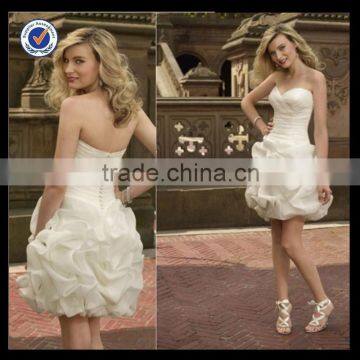 C0043 White sample cocktail dresses pictures 2013 teenage knee length short chiffon cocktail dresses