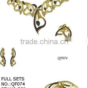 Hot sale,beautiful fashion jewelry,18k gold jewelry QF074