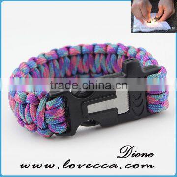 the Newest High Quality Paracord Bracelet Wholesale Paracord Bracelet for Girl Weave Style photo-6