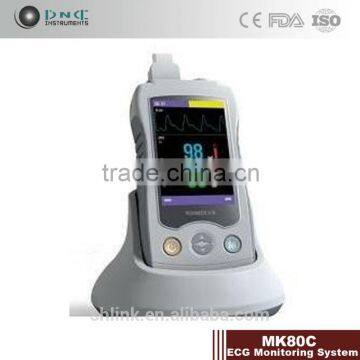 Portable ecg monitor MK80C Fingertip Pulse Oximeter