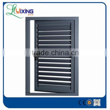 anti theft louvre aluminium window with sub frame