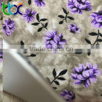 80g small flower print fabric Eva coated fabric