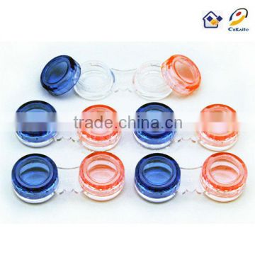 New Simple Model Contact Lens dual Case Solution Holder color contact lense