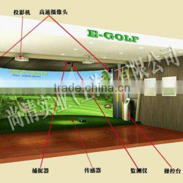 Portable Home 3D screen indoor golf simulator