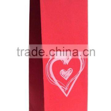 luxury red card wine bag