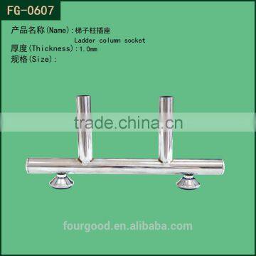 heavy duty metal chrom tube Connector