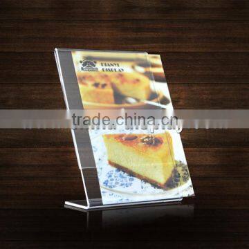 8.5x11'' Acrylic menu holder for restaurant picture holder for shops