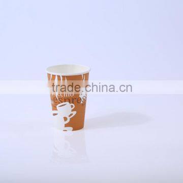 4 6 7 8 10 12 16 20 oz Single Wall Hot Drink Paper Cups for coffee