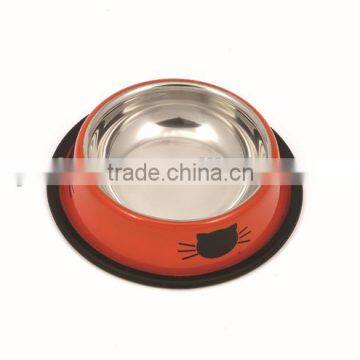 ZML5074-2 portable food for pet pet products stainless steel pet bowl