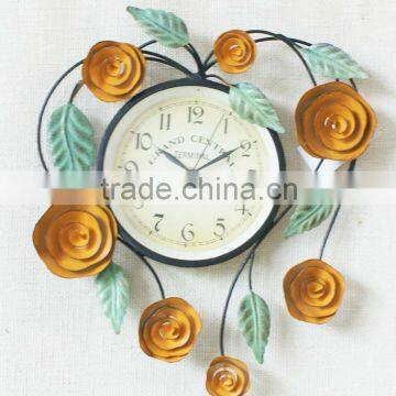 Home Decoration Wall Flower Clock