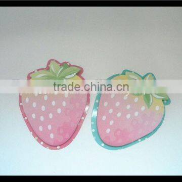 Strawberries shaped notepad