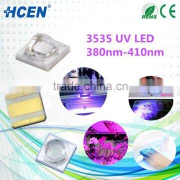 UV curing 3535 smd 1-3w 385nm 395nm uv led diode