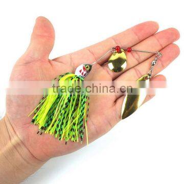 4Colors 20.5g Fishing Lure Spirit Spinner Bait Soft Lures Fishing Hard Bait Blades Hooks Metal Spoons Buzzbait photo-2