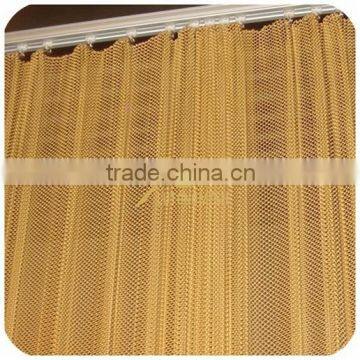 metal mesh fabric drapery curtain for restaurant, salon etc