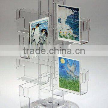 Rotatable Acrylic Greeting Card Rack