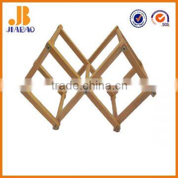 Accommodate 2 Bottle folding wooden wine rack