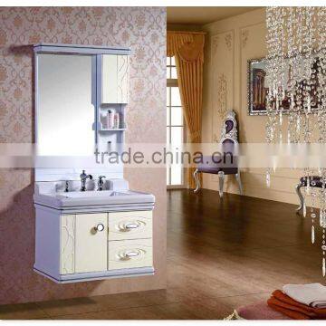 Modern Design High Quality Pvc Bathroom Mirrored Cabinet photo-3