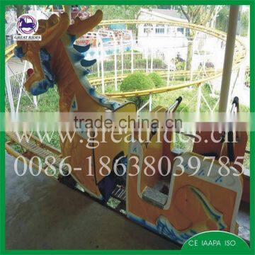 Exciting Fun Rides Mini Dragon Roller Coaster for Shopping Mall photo-3