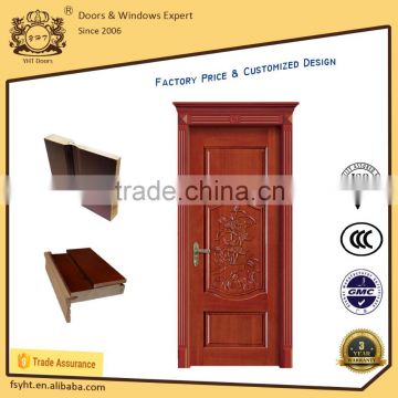 2016 China Entrance Wood Door Design Solid Wood Door for Sale