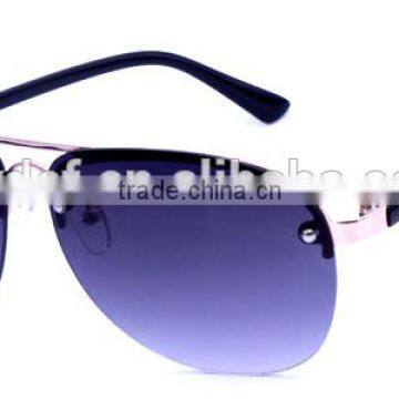 Manufacture Professional polarized metal sunglasses with blue lens 2016