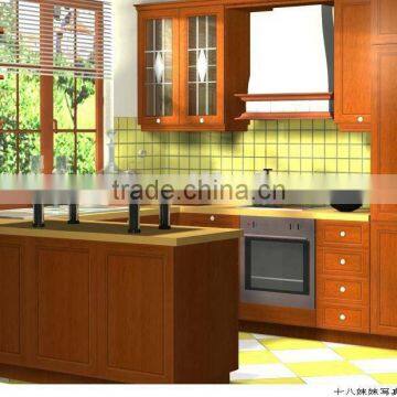 American wooden kitchen cabinet