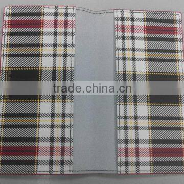 Customized genuine leather check book Cover