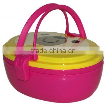 PP bento lunch box with handle