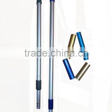 Cleaning aluminum mop rod,telescopic mop parts