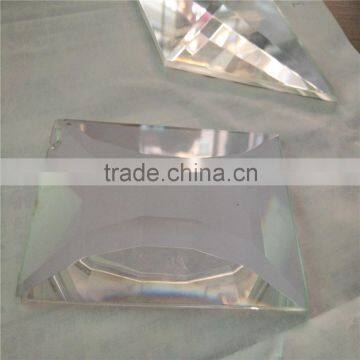 customerized size irregular bevelled glass