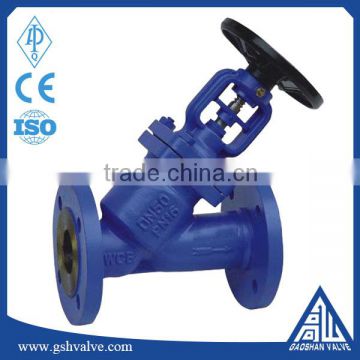 Y type cast steel/stainless steel globe valve