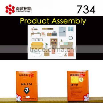 NANPAO Yellow Transparent solvent based Chloroprene rubber Glue For Product assembly
