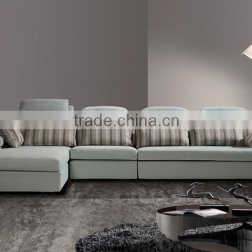 Discount for competitive quality cheap price L shape fabric corner sofa set designs