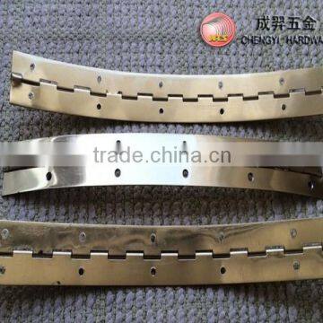 foshan small brass polishing continuous piano hinge