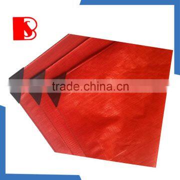 Rotproof pe tarpaulin with pp rope and aluminum eyelet