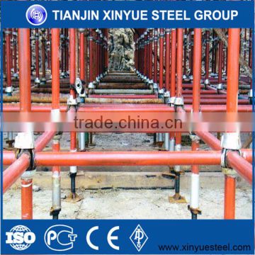 Red Painting Scaffolding Tube for structure and construction building