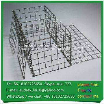 China galvanized steel  wire mesh coastal defence gabion box bronjong kawat gabion