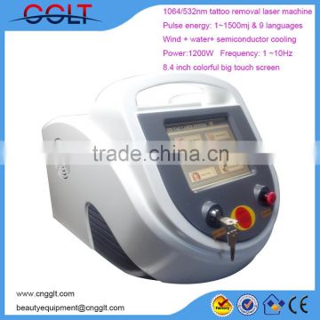 Q Switch Laser Machine Portable Nd Yag Facial Veins Treatment Laser Hair Removal Machine Naevus Of Ota Removal