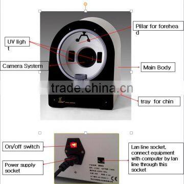 Beauty Salon Magic Mirror Led Tv Magnifier Lamp Magic 15X Belle Wood Lamp Skin Analyzer From China 8x photo-3