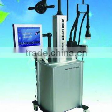 Vacuum,RF,Infrared laser,weight loss machine on body shaping and skin tightening