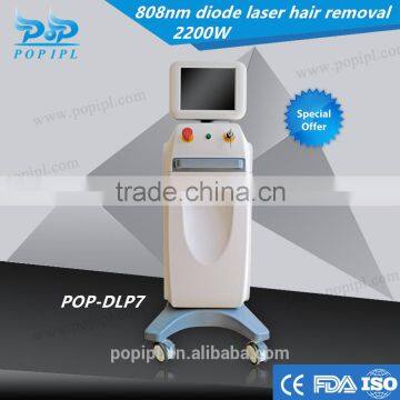 2200W Diode Laser 808nm machine for hair removal 808nm diode laser machine for POPIPL 10.4" TFT