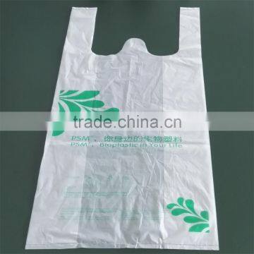 jilin 100% biodegradable & compostable plastic resin carry bags