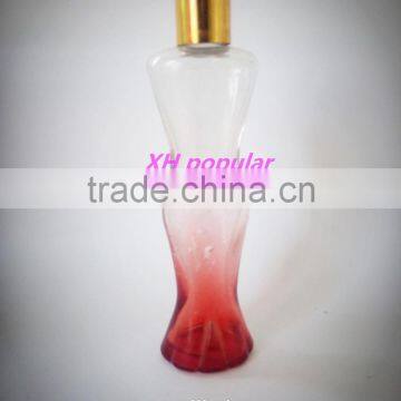 50ml cosmetic clear glass material perfume empty bottle with lid