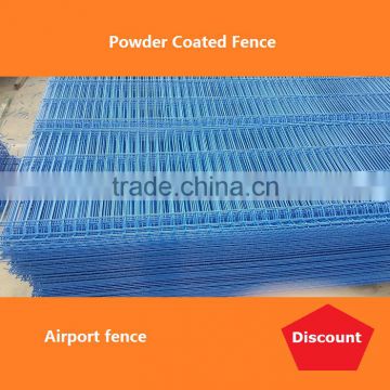 50X200mm curved powder coated fence panel / welded reinforcing steel wire mesh fence / PVC or powder coated fence