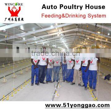 Full Automatic poultry house Chicken Feeding Drinking System for Poultry farm equipment