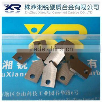 tungsten carbide cutting tip with hole/carbide cutting tip with hole